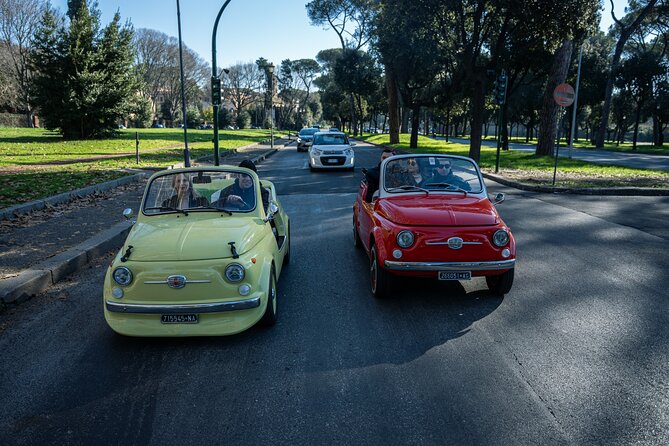 Rome Vintage Fiat 500 and Vespa Tour with Prosecco - Starting Point and Group Size Details in Rome
