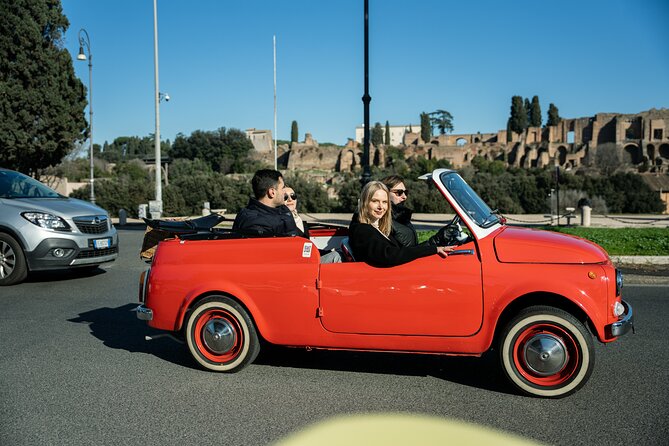 Rome Vintage Fiat 500 Cabriolet Self-Drive Tour - Experience the Charm of Rome in a Vintage Fiat 500 Cabriolet