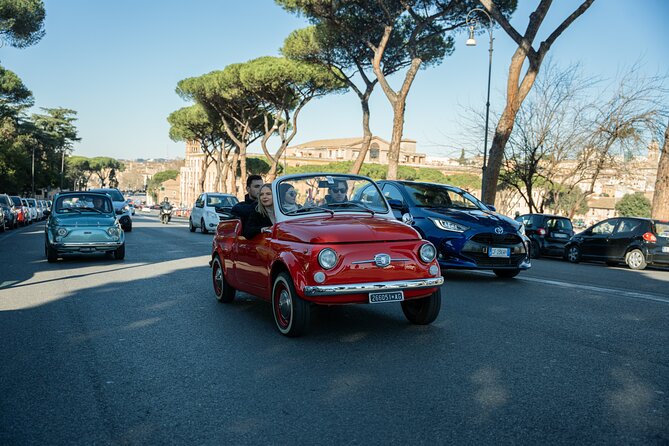Rome Vintage Fiat 500 Cabriolet Self-Drive Tour - Scenic Stops with Iconic Landmarks