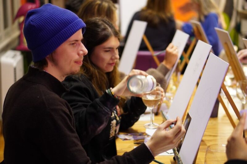 Rome: Wine and Paint Experience in Piazza Navona - Unlimited Wine from Italy’s Regions