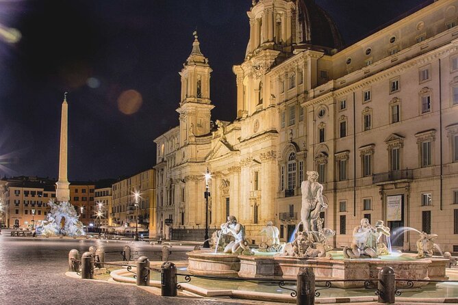 Rome with Golf Cart at Night with Pizza & Ice Cream - Key Points