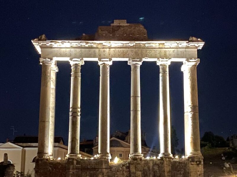 Rome: Wonders of Ancient Rome at Dusk - Exploring the Roman Forum at Night