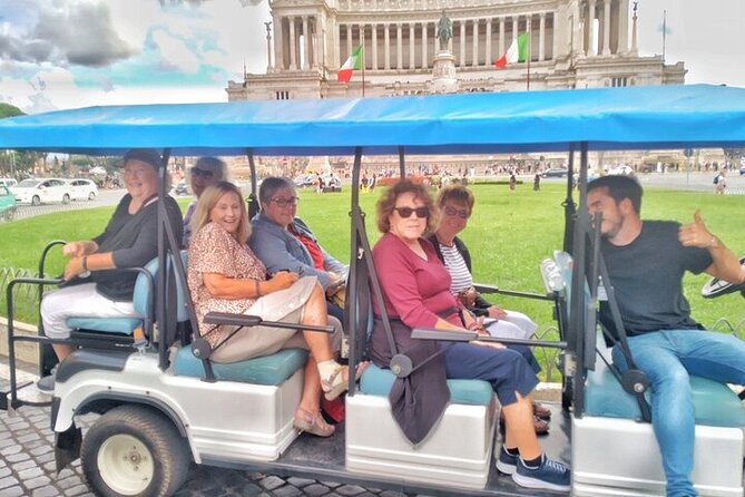 Rome WOW Golf Cart 4 Hour Tour with Artisan Gelato - Discover Rome in a Unique Electric Golf Cart Tour