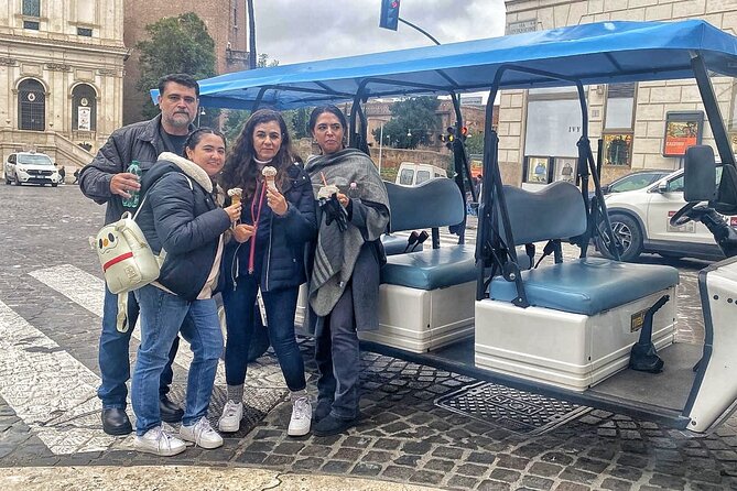 Rome WOW Golf Cart 4 Hour Tour with Artisan Gelato - Exploring Rome’s Ancient Colosseum and Roman Forums
