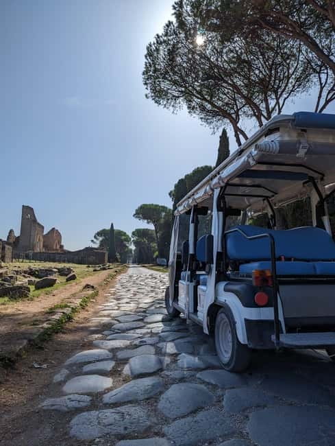 Rome:Appian Way & Catacombs Golf Cart Tour-Official Provider - The Tour Begins at Piazza di Porta Capena