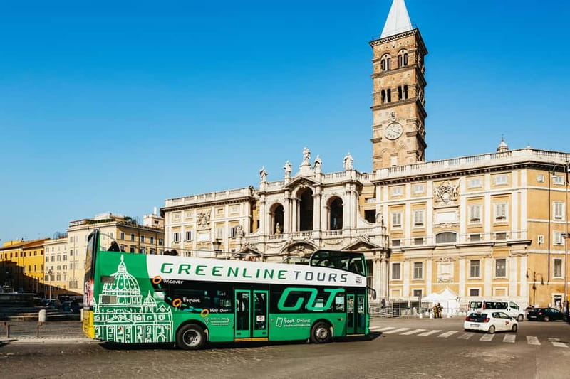 Rome:Hop-On Hop-Off Panoramic Open Bus Ticket 3 Circuits x 1 - The Orange Route: Savoring Food and Cultural Spots