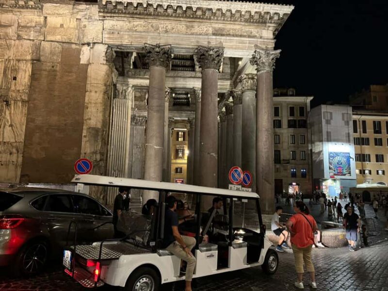 Rome's Golden Hour Golf Cart Tour - Piazza Navona and Bernini’s Fountain of the Four Rivers