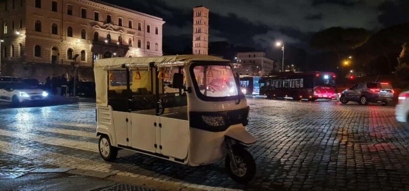 Rome's Golden Hour Golf Cart Tour - The Trevi Fountain and the Spanish Steps