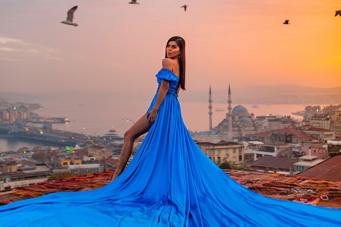 Rooftop Flying Dress Photo Shoot in Istanbul - The Photo and Video Deliverables