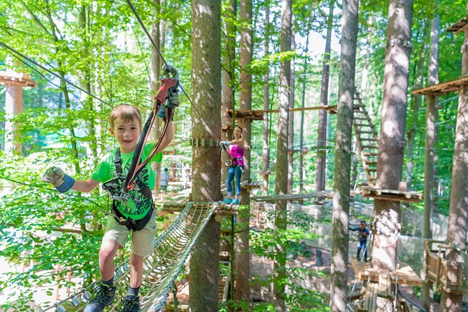 Ropes Park Interlaken - The Thrilling Challenge of Nine Different Rope Courses