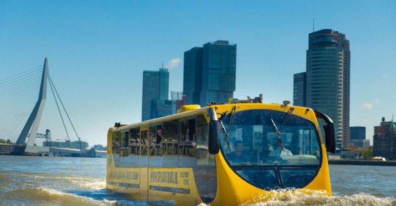 Rotterdam: 1-Hour Sightseeing Splash Tour - Highlights of Rotterdam’s Land Drive