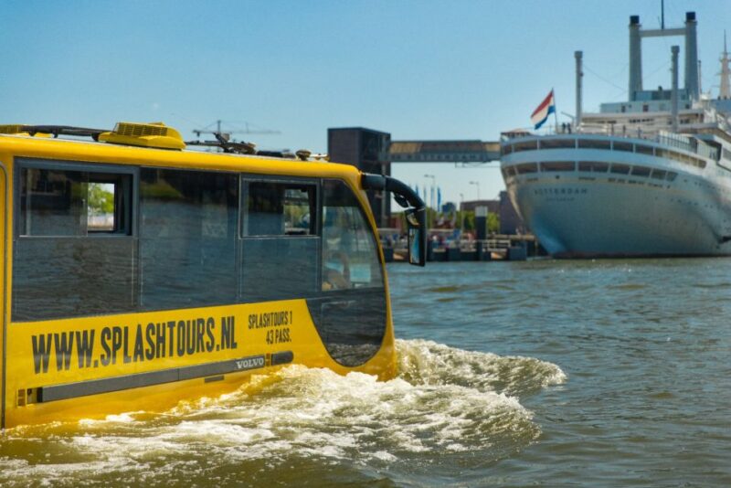 Rotterdam: 1-Hour Sightseeing Splash Tour - The Thrilling Water Splash