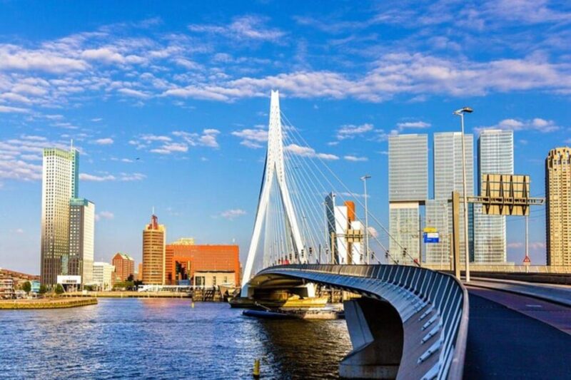 Rotterdam : Highlights Private Bike Tour - Crossing the Erasmus Bridge: Rotterdam’s Iconic Swan