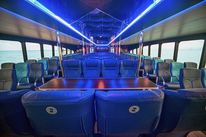 Round Trip Ferry to Isla Mujeres from Cancun - Seating Options and Views on the Ferry