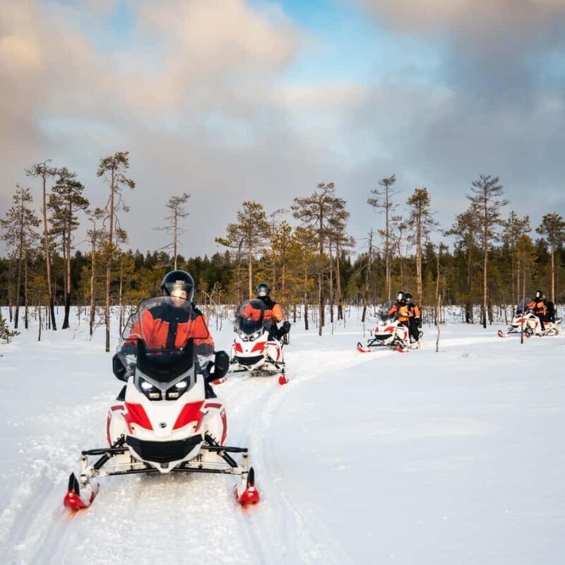 Rovaniemi: 3h Electric Snowmobile Safari at Reindeer Farm - Key Points