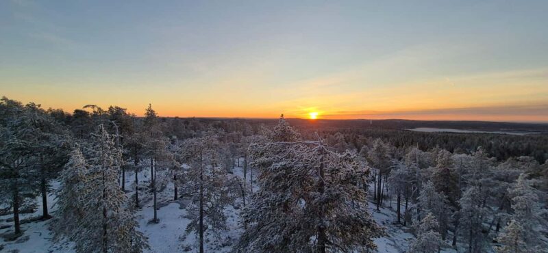 Rovaniemi: 5 Attractions of the Arctic Circle  Easy Hiking - Reaching the Observation Tower for Panoramic Arctic Views