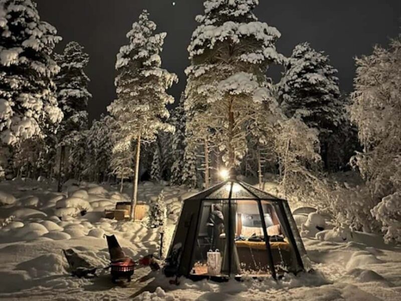 Rovaniemi: Adults only Aurora Hut Night Escape - Gourmet Dining and Breakfast in Lapland