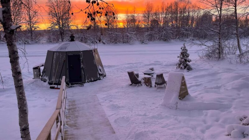 Rovaniemi: Adults only Aurora Hut Night Escape - The Spa Area: Relaxation Amidst Nature