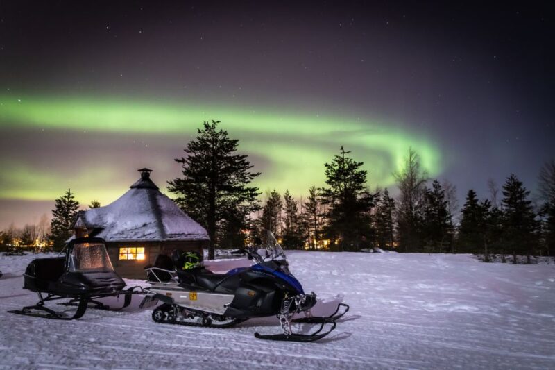 Rovaniemi: Aurora Borealis Snowmobile Safari with Campfire - The Chance of Seeing the Northern Lights
