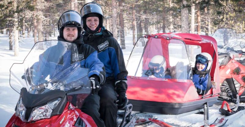 Rovaniemi: Family Snowmobile Safari with Campfire and Snacks - Kids’ Mini Snowmobiles and Safety Measures