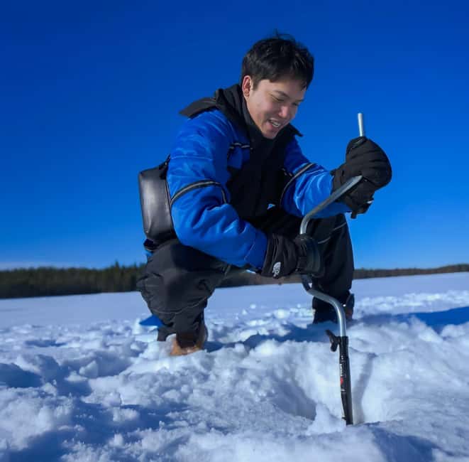 Rovaniemi: Ice Fishing from Private Lakefront Property & BBQ - Expert Guides and Warm, Safe Equipment