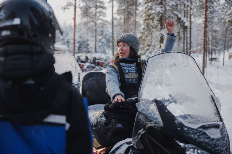 Rovaniemi: Ice Fishing & Snowmobile Safari Combo Day - Ice Fishing on a Scenic Frozen Lake