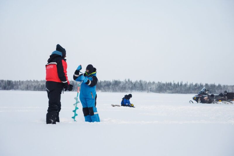 Rovaniemi: Ice Fishing & Snowmobile Safari Combo Day - Family-Friendly Aspects and Safety Tips