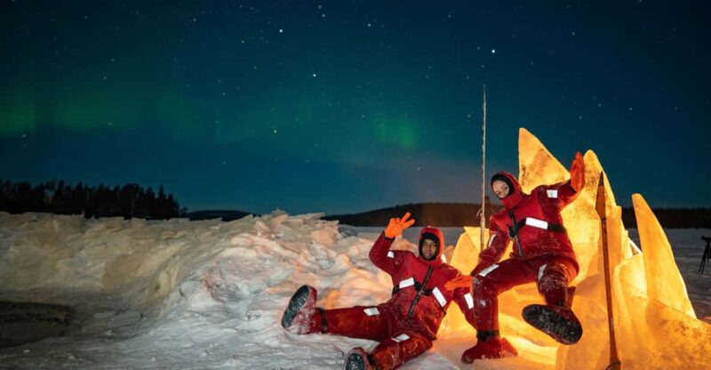 Rovaniemi: Ice Floating in Forest Lake with Aurora Borealis - Who Will Love This Rovaniemi Tour