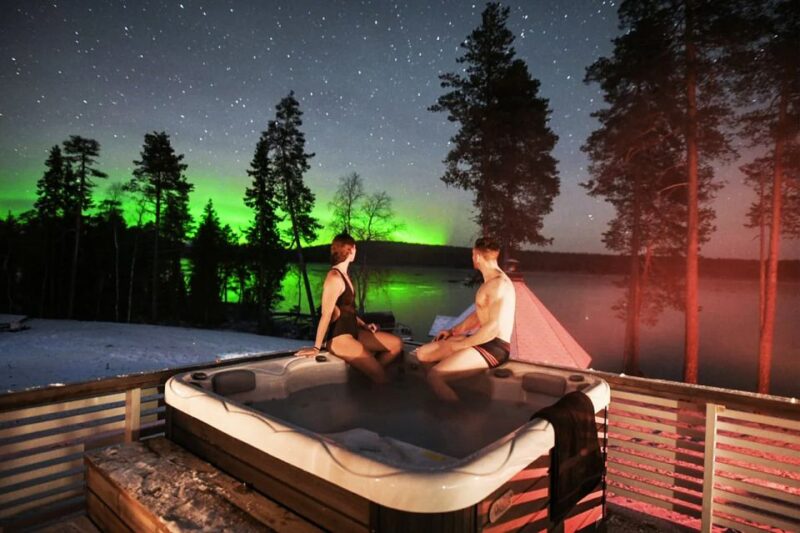 Rovaniemi: Northern Lights Trip with Arctic Sauna & Jacuzzi - Authentic Arctic Finnish Experience: Sauna, Ice Swimming, and the Northern Lights in Rovaniemi