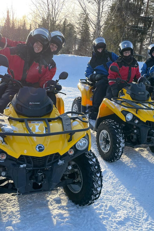Rovaniemi: Quad Bike Ride and Ice Fishing - The Experience Provider: NordicUnique Travels