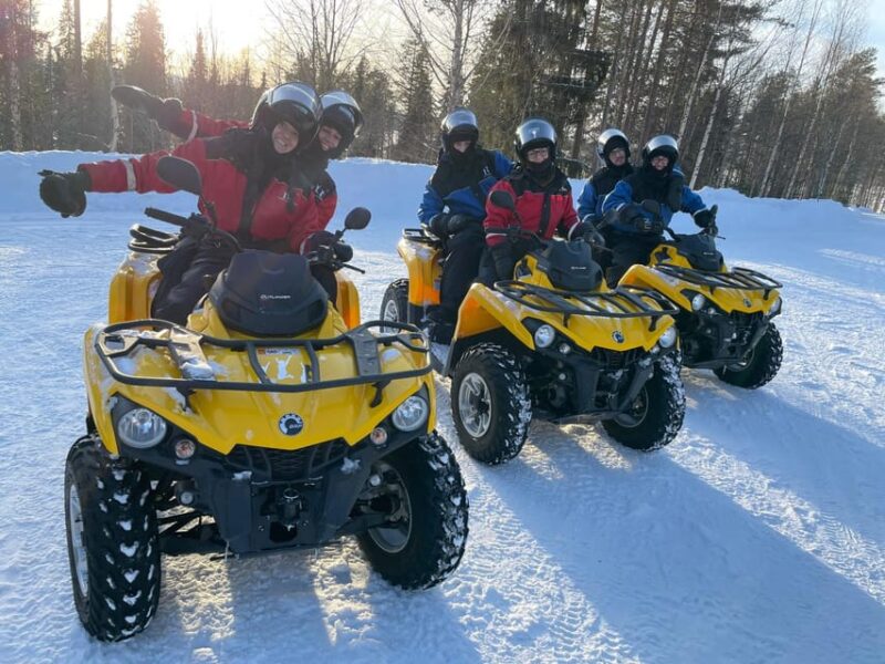 Rovaniemi: Quad Bike Ride and Ice Fishing - Frequently Asked Questions