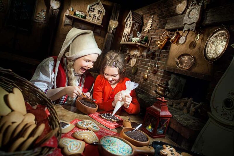 Rovaniemi: SantaPark Home Cavern of Santa Claus Experience - Enjoying Holiday Treats and Souvenirs