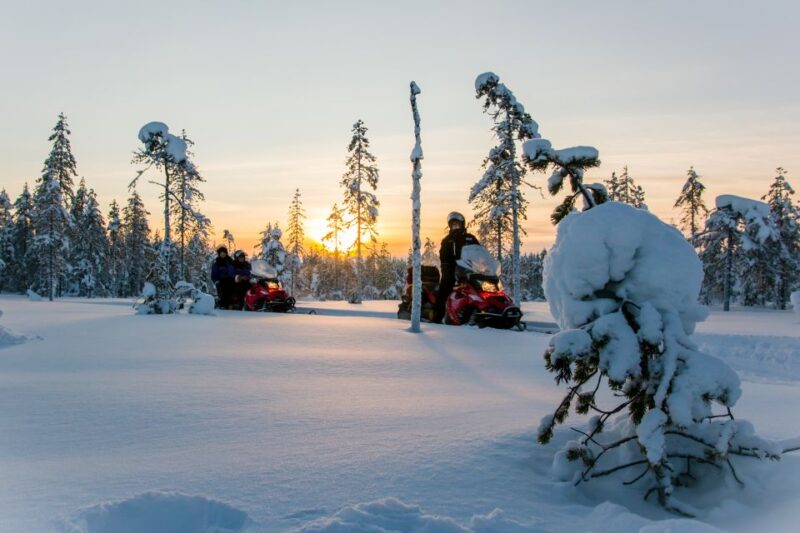 Rovaniemi: Snowmobile and Ice Fishing Adventure with Lunch - Key Points