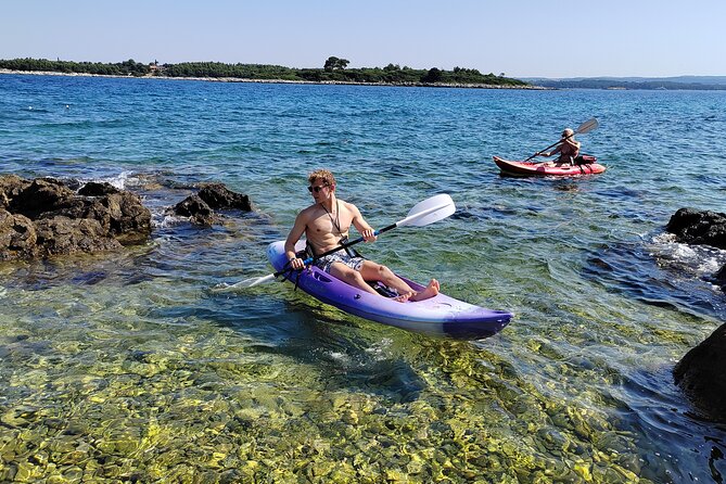 Rovinj Golden Cape Desert Islands Kayak & Snorkeling Tour - Visiting Saint Andrija Island’s Attractions