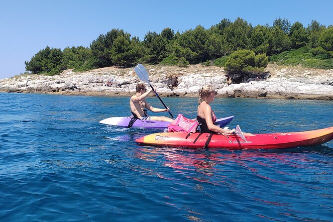 Rovinj Golden Cape Desert Islands Kayak & Snorkeling Tour - Visibility, Water Clarity, and Marine Life
