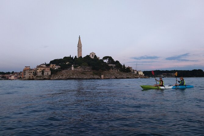 Rovinj Sunset kayaking tour - Exploring St. Catherine and Figarola Island