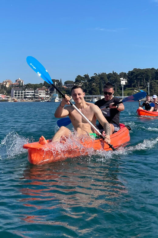 Rovinj:BUBA KAYAK TOURS:snorkeling,jumping,FREEdrinks&photos - Rovinjs Stunning Coastline and Historical Highlights