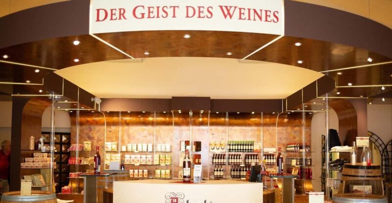 Rüdesheim: Guided tour of the Asbach Visitor Center & tasting - Tasting Two Brandies and a Liqueur