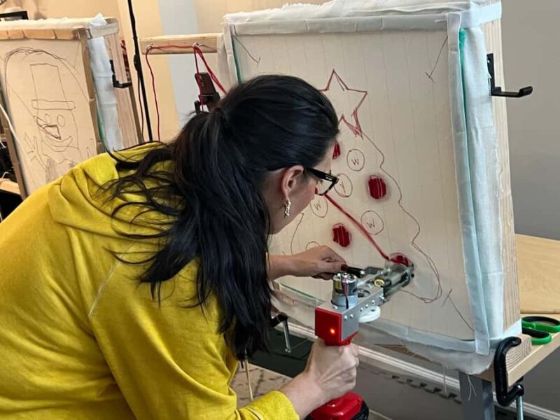 Rug Tufting Workshop - Experimenting with Patterns and Yarn Colors