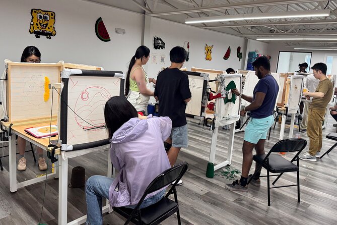 Rug Tufting Workshop in Philadelphia with Turkish Tea - Convenient Meeting Point at Billy Penn Studios in Philadelphia