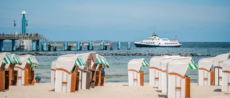 Rügen: Island tour by boat - Sailing Through the Greifswald Bodden and Past the Mönchgut Peninsula