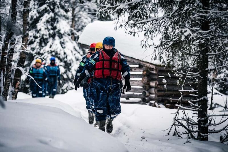 Ruka: River Floating Experience with Guide and Hot Drinks - The Float: Drifting Along the Kiveskoski Rapids