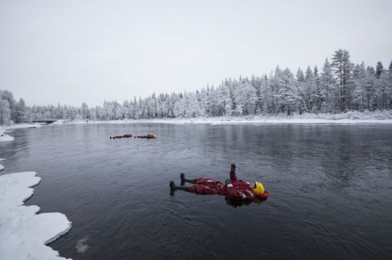 Ruka: River Floating - The Scenic Experience: Floating in a Winter Wonderland