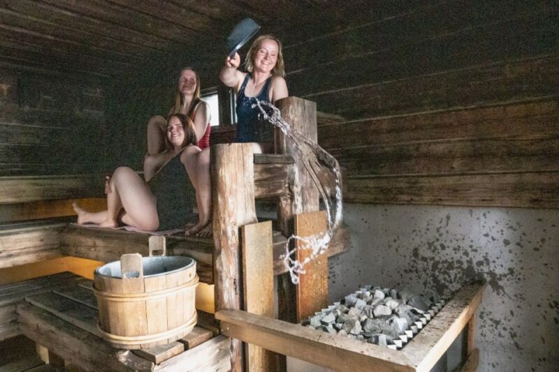 Ruka: SaunaTour - Finnish Sauna experience - The Ice Hole Dip: The Ultimate Finnish Tradition