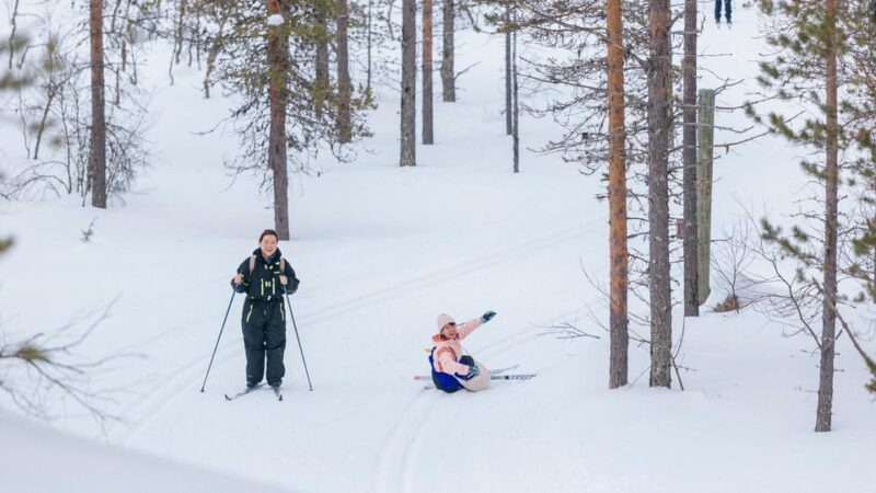 Saariselkä: Cross-Country Skiing for beginners - What the 2-Hour Tour Looks Like