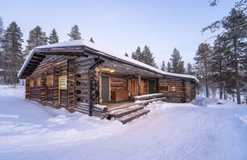 Saariselkä: Kuukkeli Saunaworld (Smoke Sauna) - The Chance to See the Northern Lights