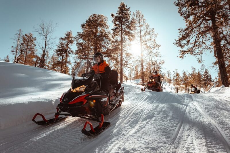 Saariselkä: Snowmobile Ride with Hot Drinks - The Scenic Route through Lapland’s Winter Landscape