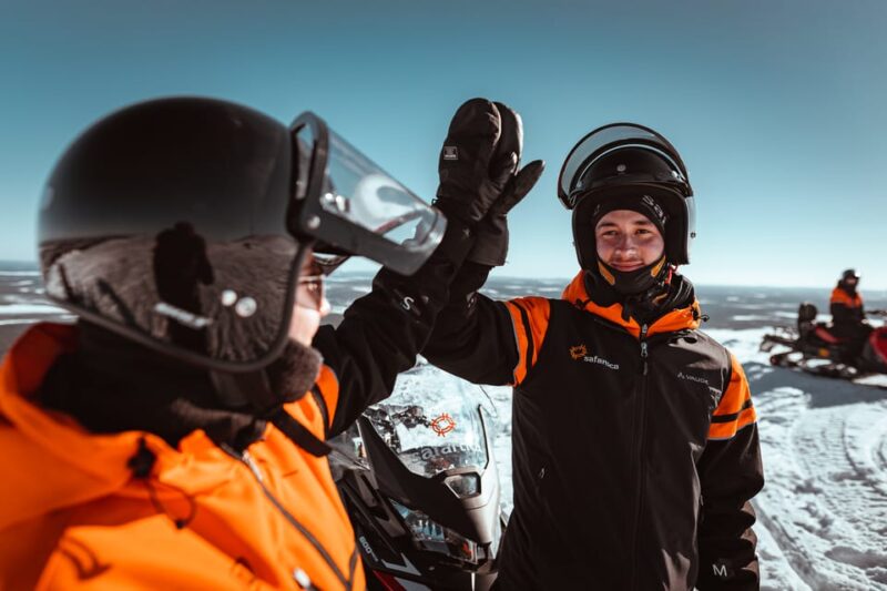 Saariselkä: Snowmobile Ride with Hot Drinks - Midway Hot Drink Break in Peaceful Surroundings