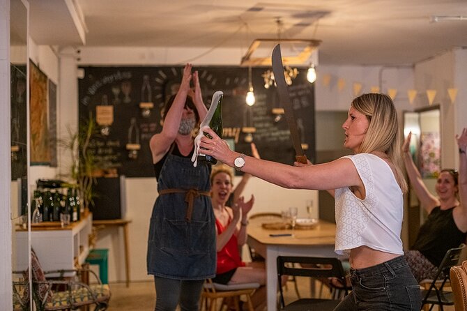 Sabre the Moment: Cava Sabrage Class in Barcelona - Discover the Unique Cava Sabrage Class in Barcelona for $89.11