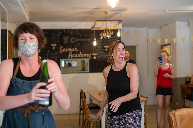 Sabre the Moment: Cava Sabrage Class in Barcelona - The Step-by-Step Sabering Technique Demonstration